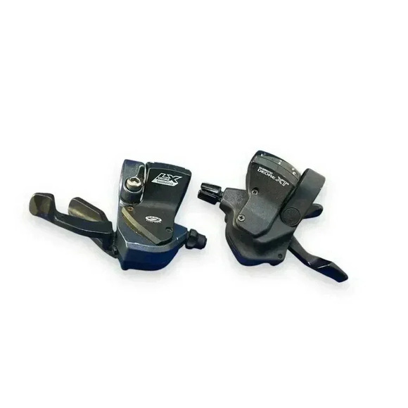 Shimano Deore LX Trigger Shifter Pod Set  SL -M570 Left Right Vintage  SL-M740 - Picture 1 of 9
